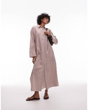 ARKET Vestito Camicia Lungo - Rosa