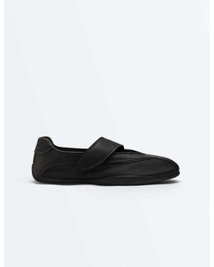 Oysho Sporty Ballet Flats - Black