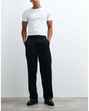 Only & Sons Loose Fit Tailored Trousers - White