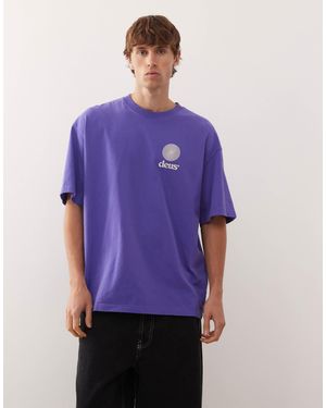 Deus Ex Machina Strata Oversized T-Shirt - Purple
