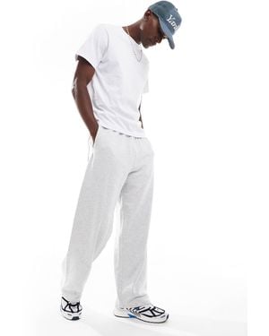 Pull&Bear baggy Joggers - White