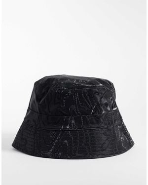 Rains 20010 Waterproof Printed Bucket Hat - Black