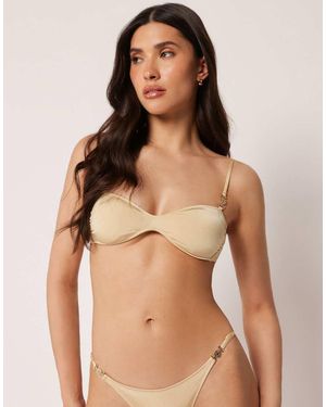 Calzedonia Brassiere Bikini Top Minimal Fit - Natural