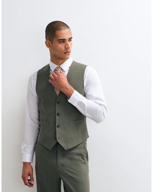 ASOS Schmale anzugweste - Weiß