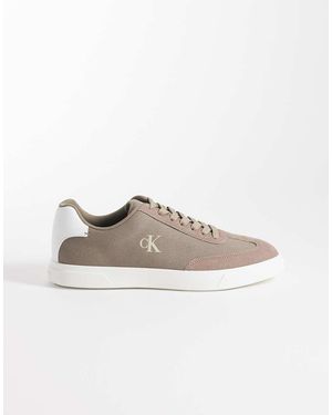 Calvin Klein Low Profile Cupsole Trainers - White