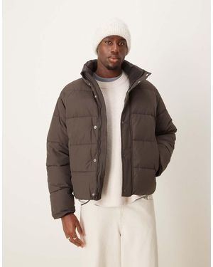 Abercrombie & Fitch Ultra Puffer Jacket - Brown