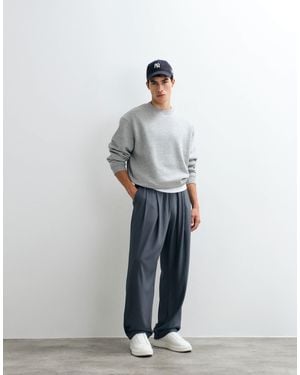 ASOS Wide Leg Pleated jogger - Gray