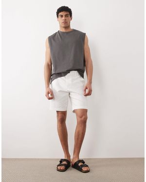 Threadbare Short chino - Blanc