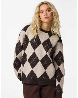 Pieces Strickpullover - Schwarz