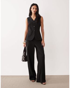 Mango – eleganter, ärmelloser jumpsuit - Grau