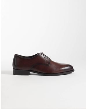ASOS Lace Up Derby Shoe - Brown