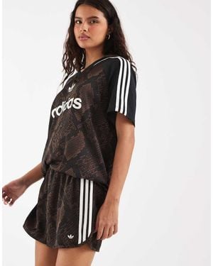 adidas Originals Satin Shorts - White