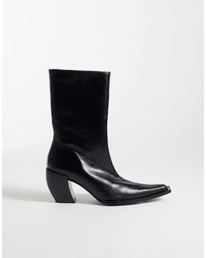 ASOS Renzo Stivali Western Premium - Nero