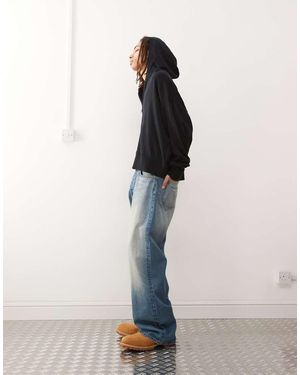 Collusion Felpa Con Cappuccio Oversize - Neutro