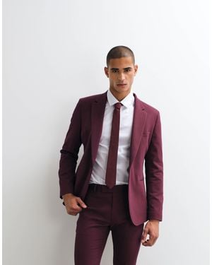 ASOS Skinny Suit Jacket - Red