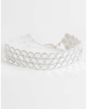 Mango – choker-halskette - Weiß