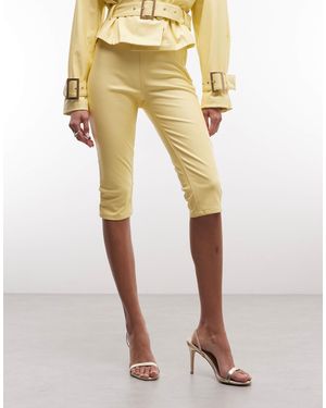 AFRM Calla High Rise Fitted Capri Co-Ord - Natural