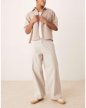 ASOS Loose Chinos - Natural