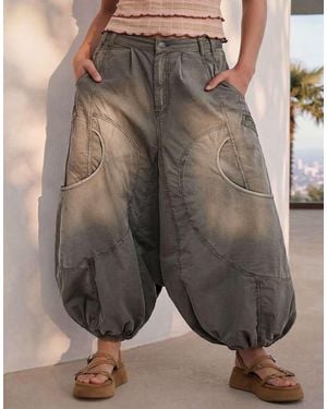 Desigual Fluid Cargo Trousers - Grey