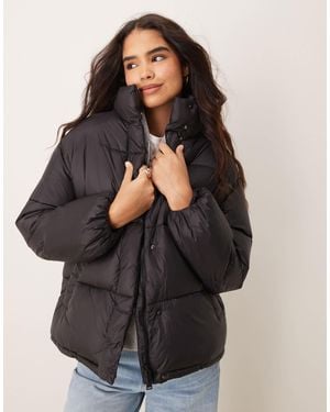 Mango – puffermantel - Schwarz