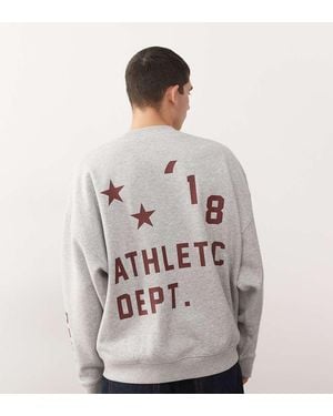 Collusion Branded Sweatshirt With Back Print - Grey