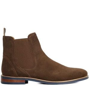Dune Wide Fit Mckinley Wf Chelsea Boots - Brown