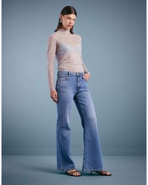 ASOS Vaqueros De Campana Holgados De - Azul