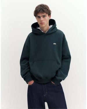 Pull&Bear Stwd Boxy-Fit Hoodie - Blauw