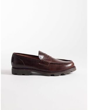 Pompeii UK Pompeii Modena Leather Loafers - Brown