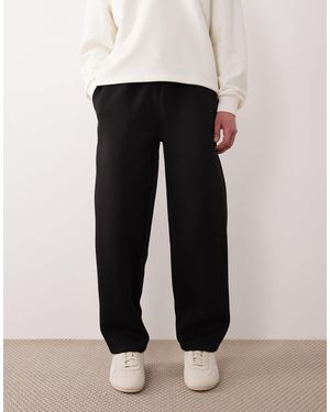 ASOS Heavyweight Scuba-style Fabric Balloon jogger - Black
