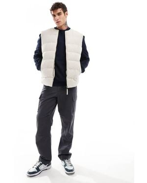 Threadbare Gilet Sporco - Blu