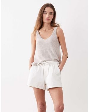 ASOS Denim Pull On Short - White