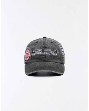 Bershka Cap mit racing-patch - Grau