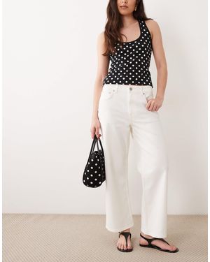 GANT – verkürzte relaxed-fit-jeans - Natur