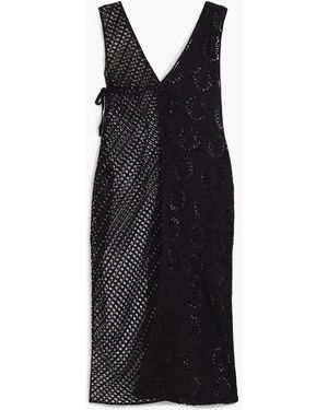 Desigual Crochet Dress - Blue