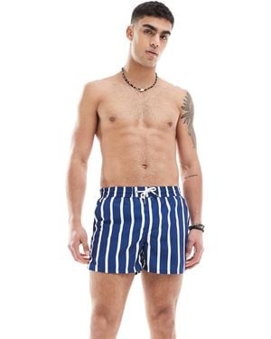 Aray – badeshorts mit geometrischem print - Blau