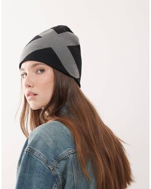 Collusion – skater-strickmütze - Blau