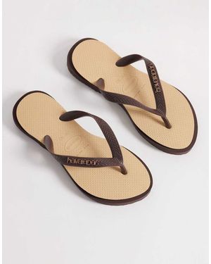Havaianas Top Point Flip Flops - Natural