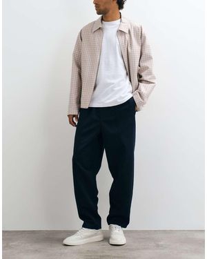 ASOS Tailored Pull On Oversized Tapered Trousers - White