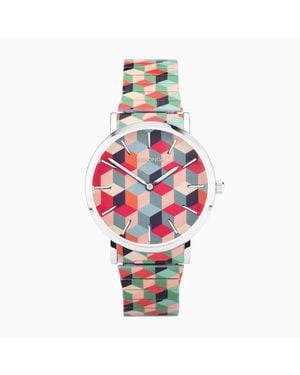 Sekonda Womens maxima - montre à cadran 38 mm avec bracelet déployant en acier inoxydable - Blanc