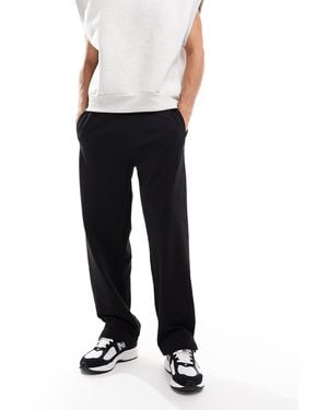 Pull&Bear Wide Leg sweatpants - Black