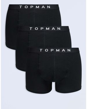 TOPMAN 3 Pack Trunk - Black