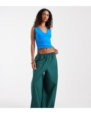 ASOS Asos Design Tall Pantaloni Balloon Pull-On - Blu