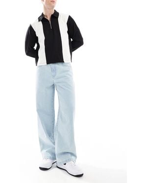 Another Influence Wide Leg Denim Jeans - Blue