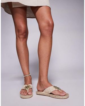 South Beach Flip Flop With Sun - Multicolour