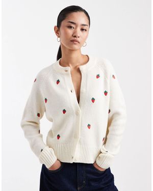 Threadbare – strickjacke - Natur