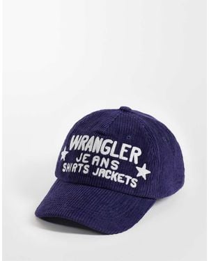 Wrangler Corduroy Cap - Blue