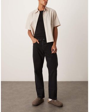 ARKET Ocean Loose Straight Leg Jeans - Black