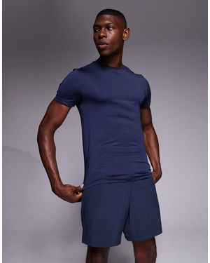 4505 – icon – schnell trocknendes sport-muskelshirt - Blau