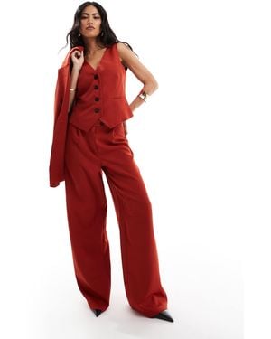 Kaiia Wide Leg Tailored Trousers